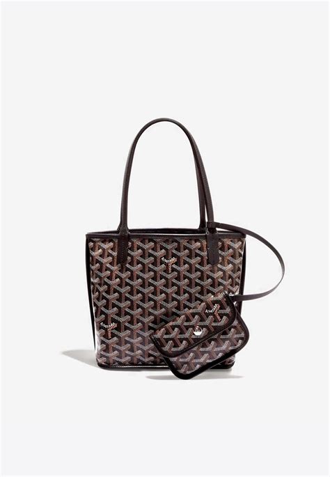 goyard mini tote.